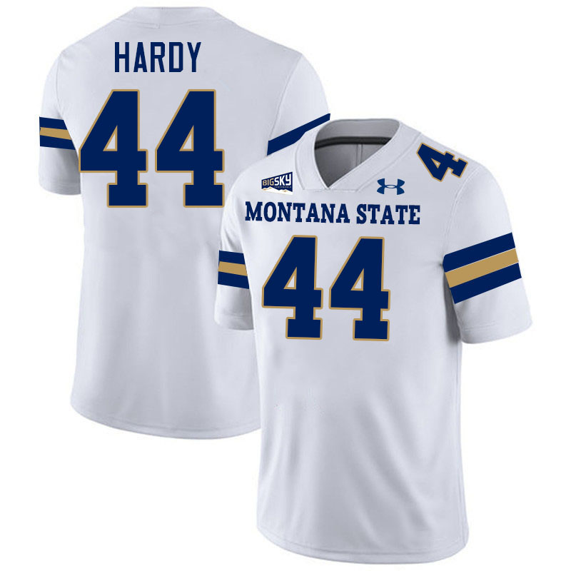 Montana State Bobcats #44 Daniel Hardy College Football Jerseys,Uniforms Stitched-White